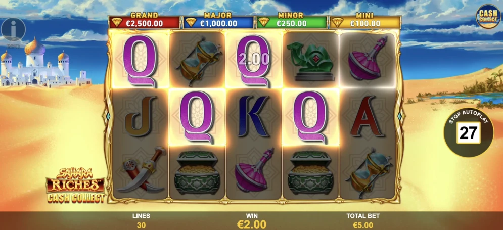 Sahara Riches Cash Collect