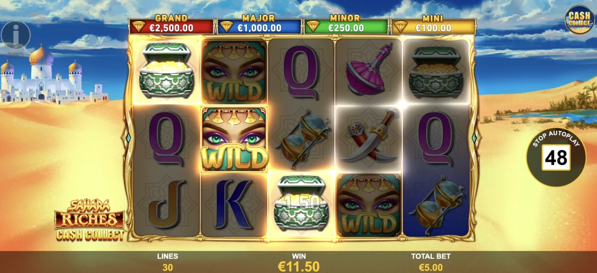 Sahara Riches Cash Collect